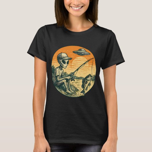 Vissen is mijn therapie t-shirt (Voorkant)