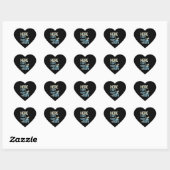 Vissen is mijn visvangst hart sticker (Vel)