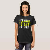 Vissen Is Pret T-shirt (Voorkant volledig)