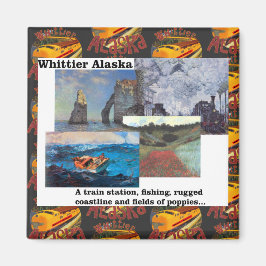 Vissen Jagen Papavers Whittier Alaska Magneet