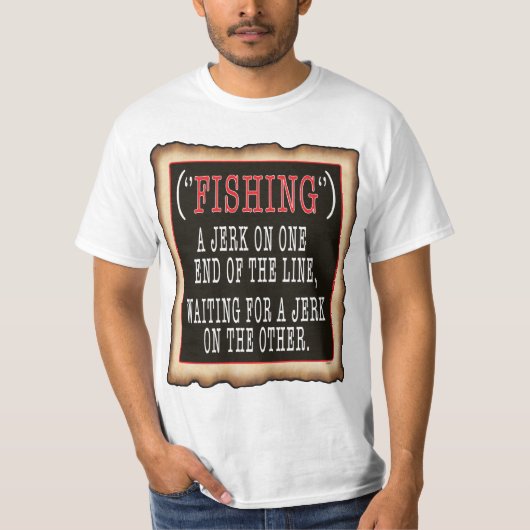 Vissen JERK T-shirt (Voorkant)