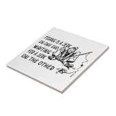 Vissen Jerk Tegeltje (Zijkant)