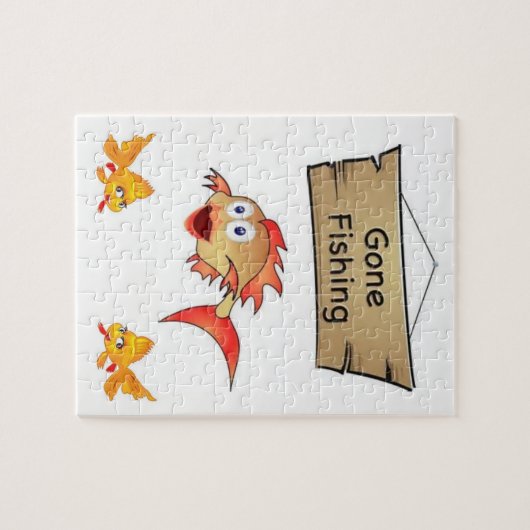 Vissen Jigzaag Puzzle Legpuzzel (Horizontaal)