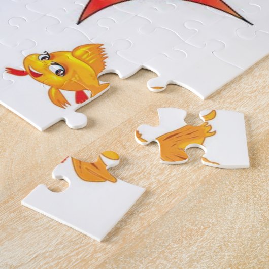 Vissen Jigzaag Puzzle Legpuzzel (Zijkant)