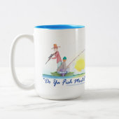 Vissen jullie veel? tweekleurige koffiemok (Links)