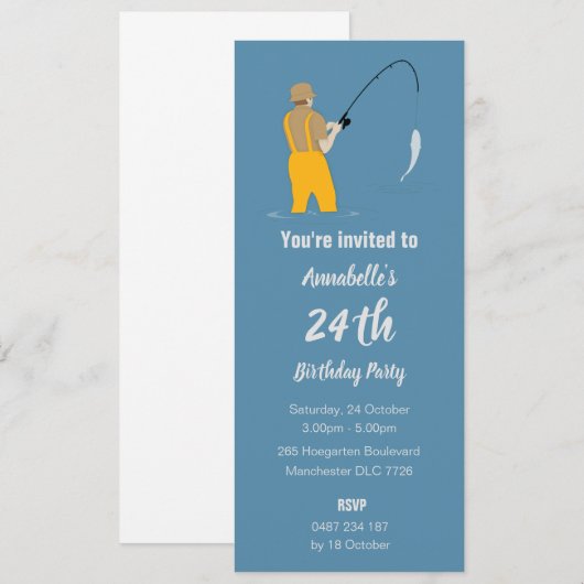 Vissen Kaart (Voorkant / Achterkant)