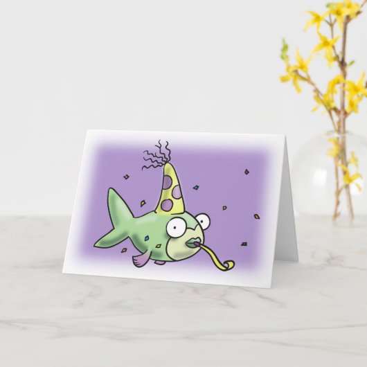 Vissen Kaart (Gele Bloem)