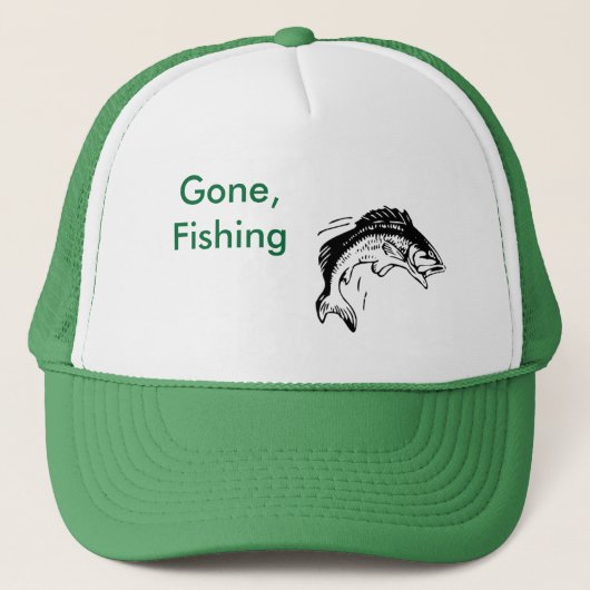 vissen, kloon, Gevist Trucker Pet (Voorkant)