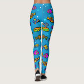 Vissen Kunst Leggings (Achterkant)