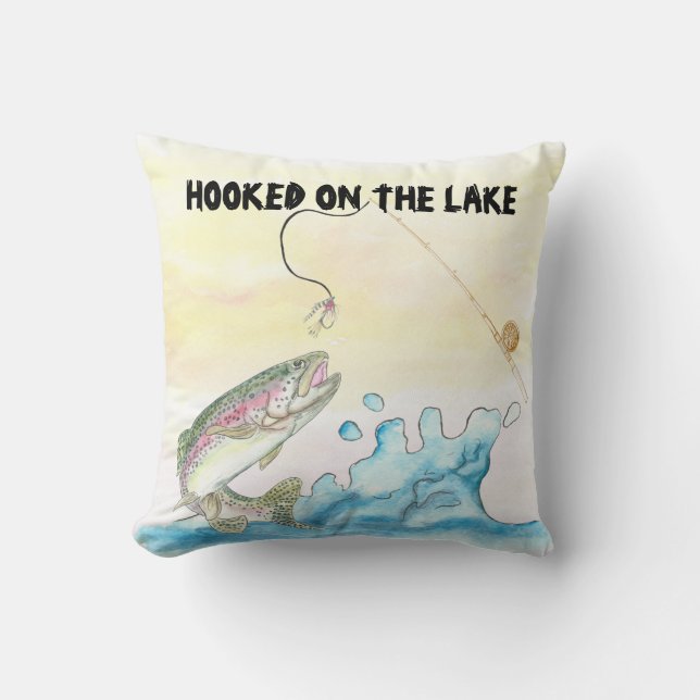 Vissen Lake Pillow Kussen (Voorkant)