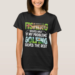 Vissen lost een deel van mijn probleem op t-shirt