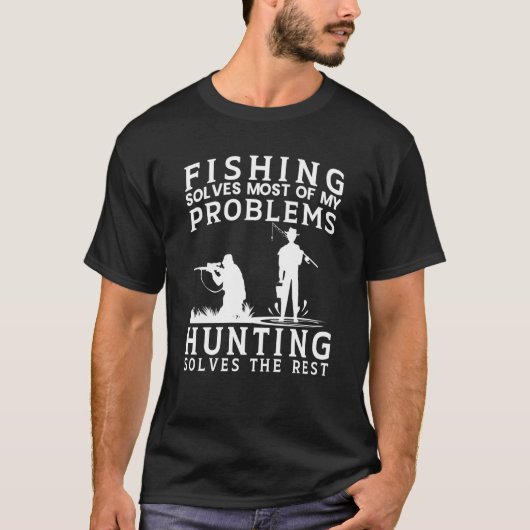 Vissen lost het grootste deel van het probleem op  t-shirt (Voorkant)