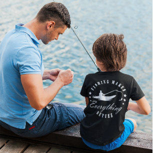 Vissen Maakt Alles Beter Grappige Visvangst T-shirt