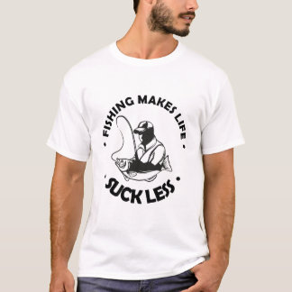 Vissen Maakt het Leven Minder Slecht – Grappige Vi T-shirt