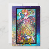 VISSEN, MAAN VROUW, TAROT ASTROLOGIE STERRENBEELD  KAART (Voorkant)