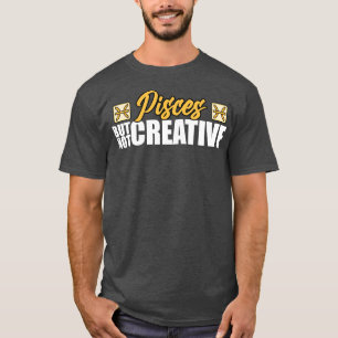 Vissen maar niet creatief t-shirt