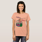 Vissen mama t-shirt (Voorkant volledig)