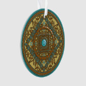 Vissen Mandala Acryl Ornament (voorkant)