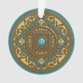 Vissen Mandala Acryl Ornament (voorkant)