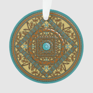 Vissen Mandala Acryl Ornament