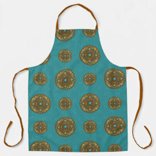 Vissen Mandala All-Over Print Schort