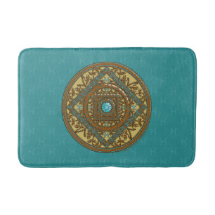 Vissen Mandala badmat