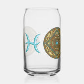 Vissen Mandala Blikvorm Glas (Links)