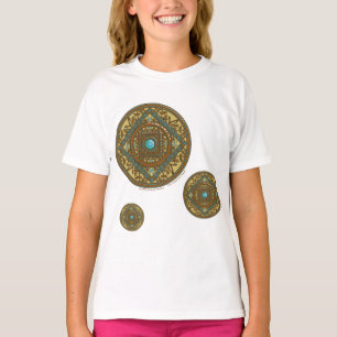 Vissen Mandala Kind en Baby Light Shirt