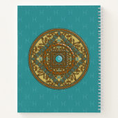 Vissen Mandala Spiraal Notebook Notitieboek (Achterkant)