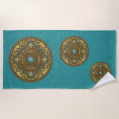 Vissen Mandala Strandhanddoek Strandlaken (Voorkant)