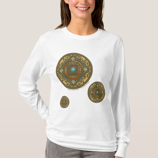 Vissen Mandala Vrouwen Licht Shirt (Voorkant)