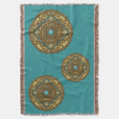 Vissen Mandala Werpdeken Deken (Voorkant Verticaal)