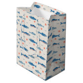 Vissen Medium Cadeauzakje (Achterkant Gekanteld)