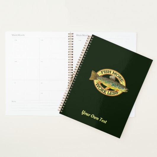 VISSEN MEER forelvisserij personaliseren Planner (Display)