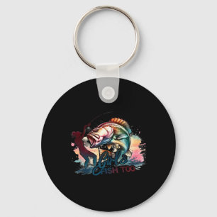 Vissen Meisjes Vissen Te Grote Mond B Graphic Viss Sleutelhanger