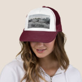 Vissen met boten trucker pet (In situ)