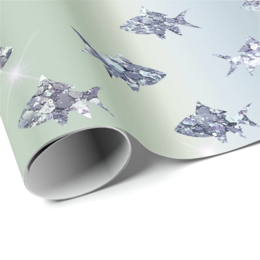 Vissen met een briljante cadeaupapier (Rol Hoek)