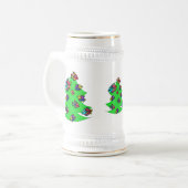 vissen met kerstboom bierpul (Voorkant links)