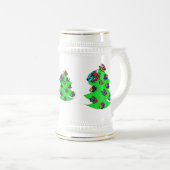 vissen met kerstboom bierpul (Voorkant rechts)