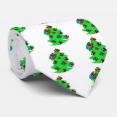 vissen met kerstboom stropdas (Opgerold)