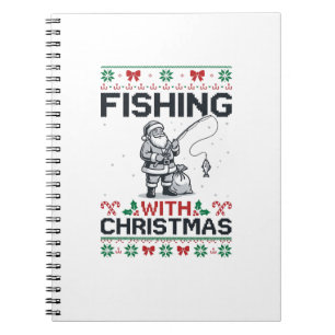 Vissen met Kerstmis Sint Holiday Notitieboek