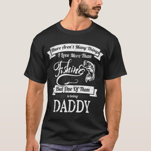 Vissen met papa cadeaus t-shirt (Voorkant)