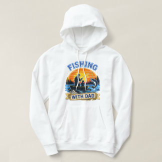 Vissen Met Papa – Perfecte Vaderdag Cadeau Hoodie