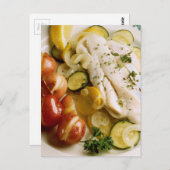 Vissen met uitgelekte binnenkant briefkaart (Voorkant / Achterkant)