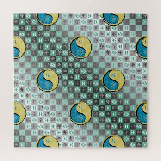 Vissen & Metaal Konijn Legpuzzel (Verticaal)