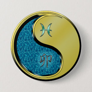 Vissen & Metaal Konijn Ronde Button 7,6 Cm