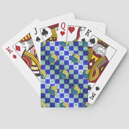 Vissen & Metaal Os Pokerkaarten (Achterkant)