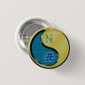 Vissen & Metaal Os Ronde Button 3,2 Cm (Voorkant /achterkant)