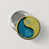 Vissen & Metaal Slang Ronde Button 3,2 Cm (Voorkant /achterkant)