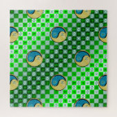 Vissen & Metalen Geit Legpuzzel (Horizontaal)